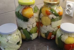 prikaz četiri tegle različitih veličina punjene turšijom